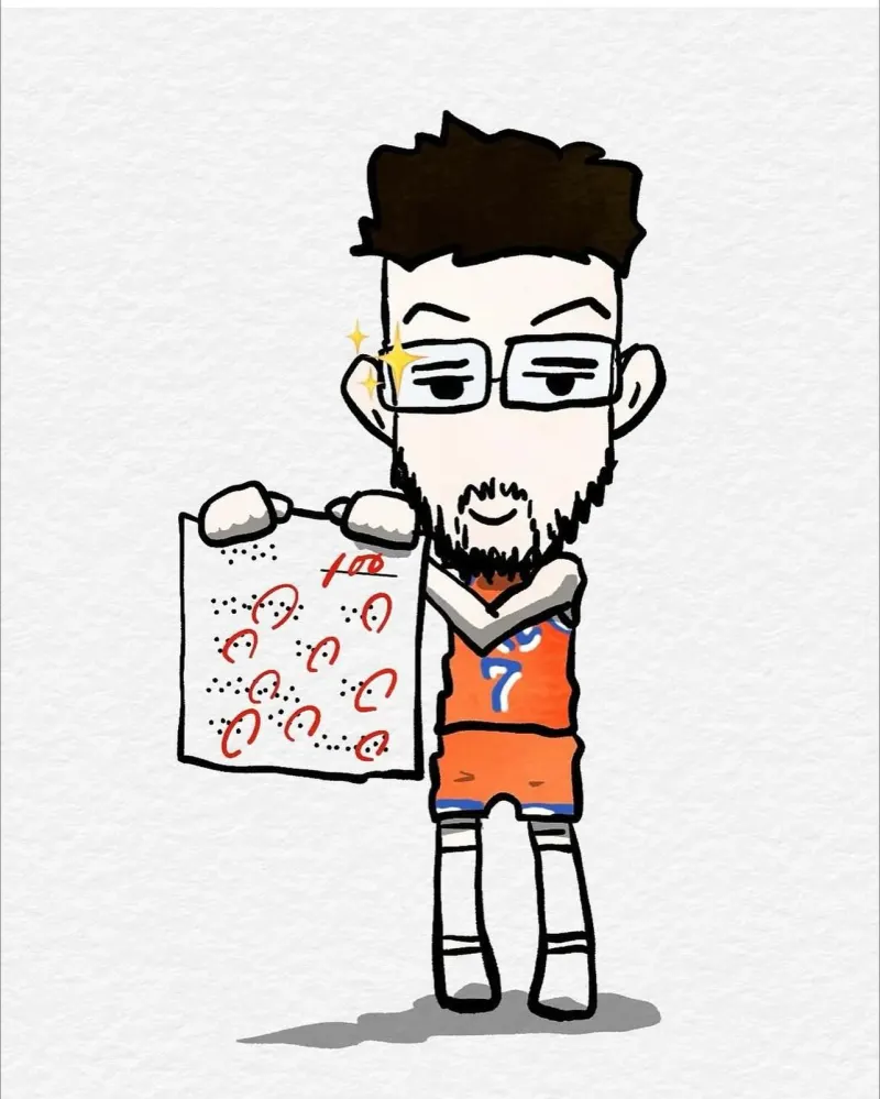 Chet Holmgren posts a photo on Instagram, ranking first in the league.