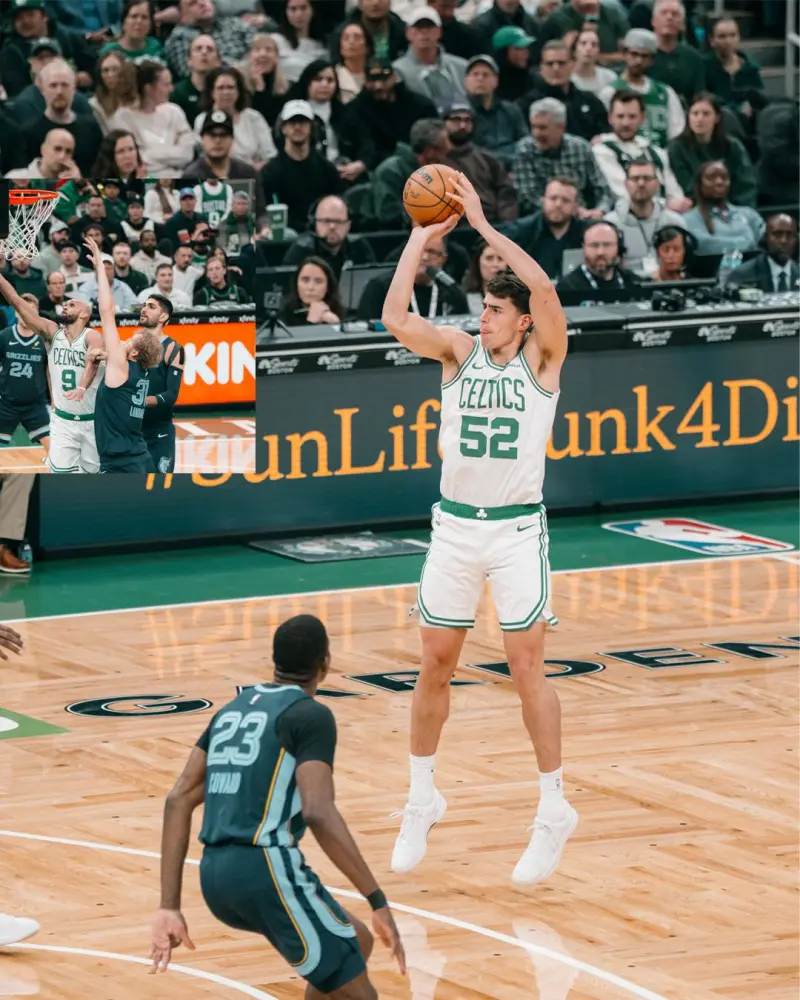 Leading the entire game! The Celtics' official account posted photos from yesterday's game to celebrate the team's resounding victory.