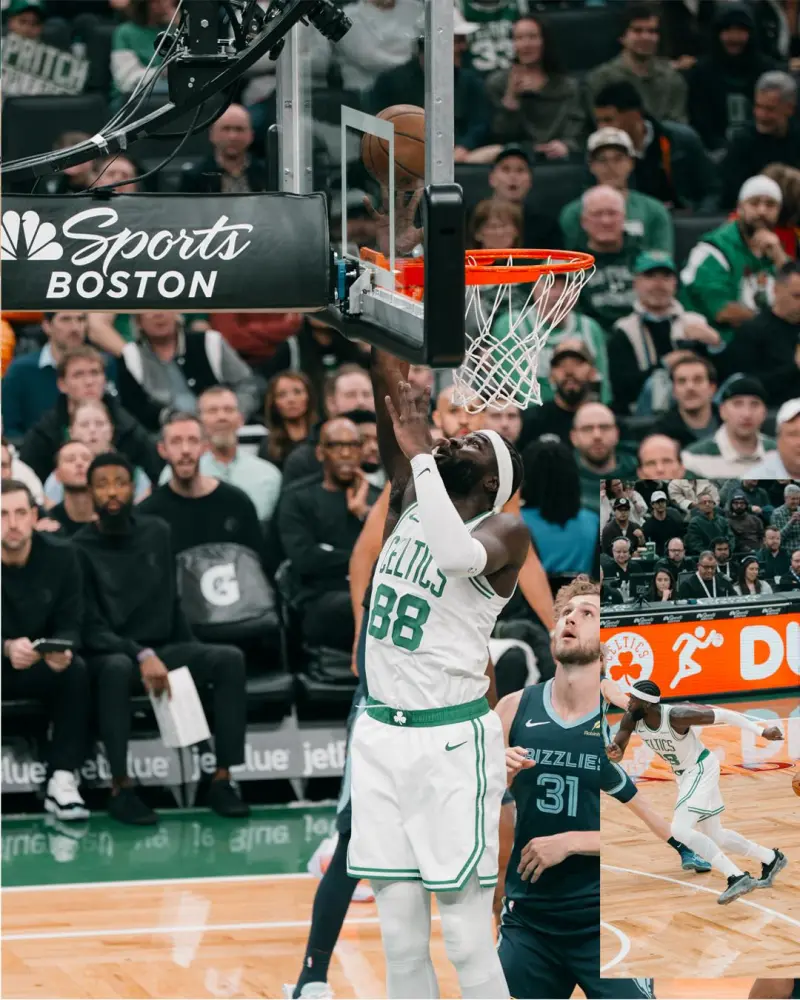 Leading the entire game! The Celtics' official account posted photos from yesterday's game to celebrate the team's resounding victory.