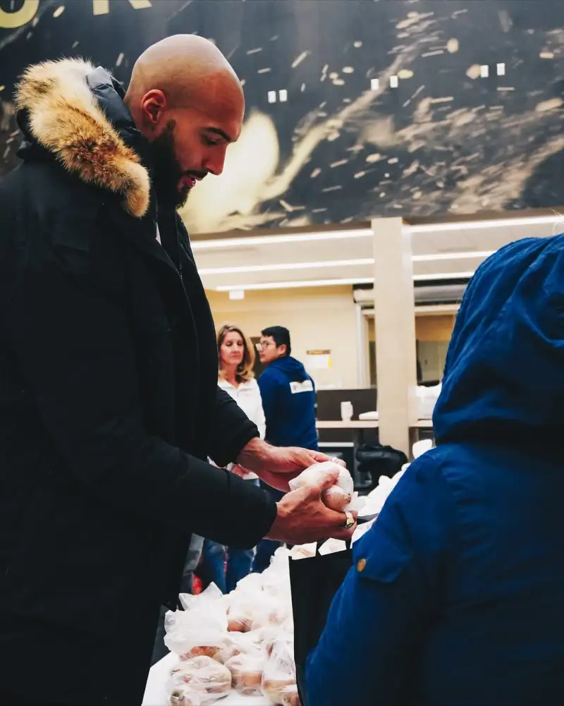 Big guy with a big heart! Gobert sponsored a charity event and shared photos from the event.
