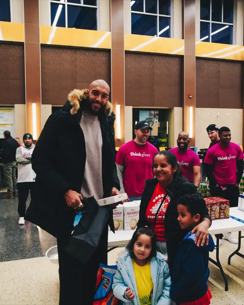 Big guy with a big heart! Gobert sponsored a charity event and shared photos from the event.