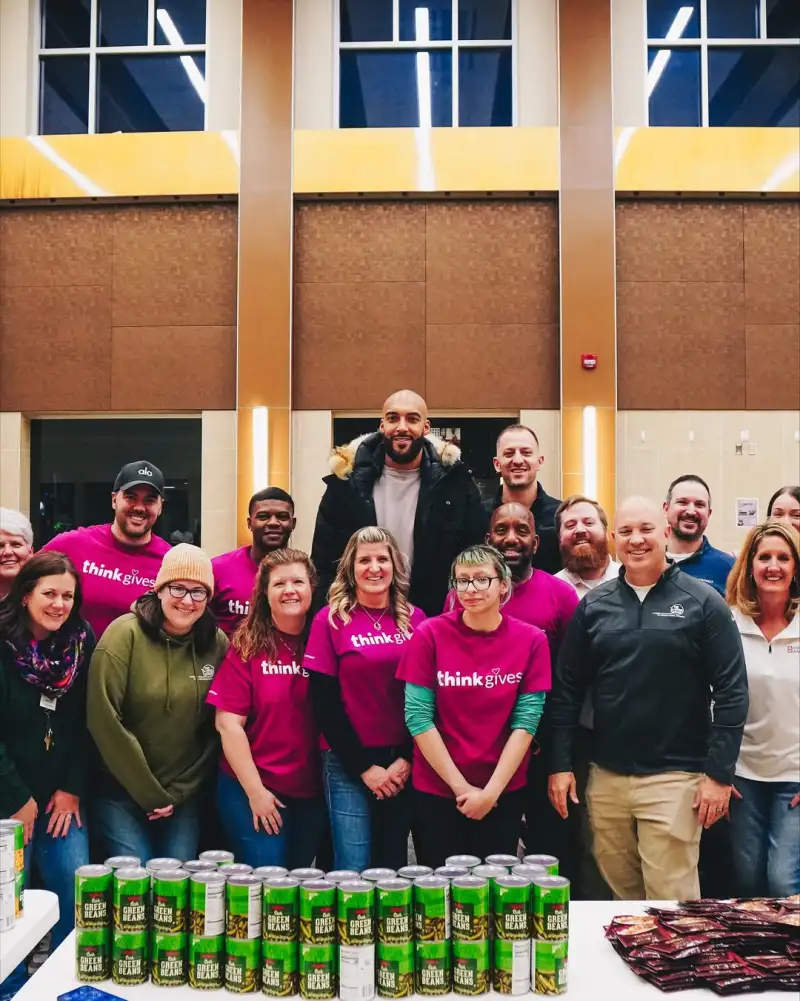 Big guy with a big heart! Gobert sponsored a charity event and shared photos from the event.