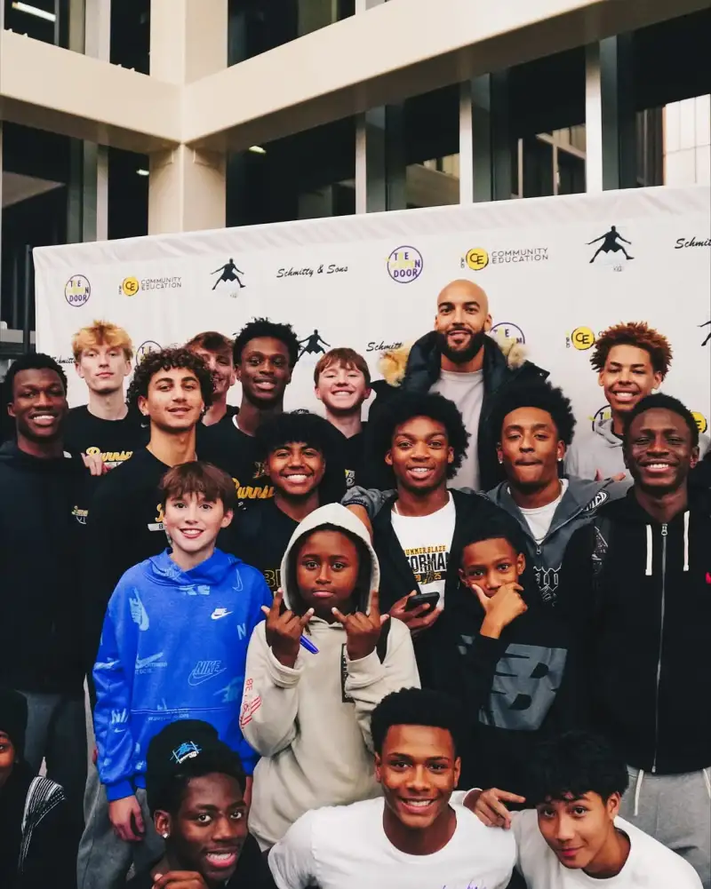 Big guy with a big heart! Gobert sponsored a charity event and shared photos from the event.