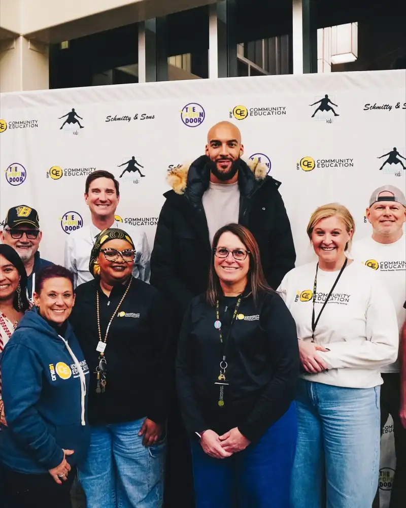 Big guy with a big heart! Gobert sponsored a charity event and shared photos from the event.