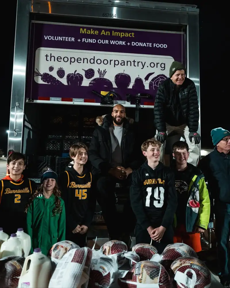 Big guy with a big heart! Gobert sponsored a charity event and shared photos from the event.