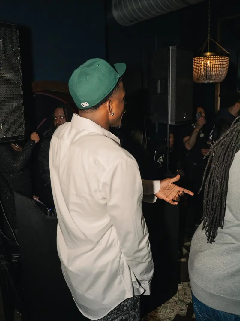 Happy boy! Edwards posts off-court photos on Instagram.