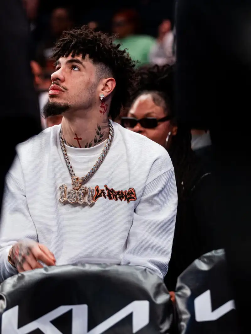 LaMelo Ball shared photos of himself with fans on Instagram.