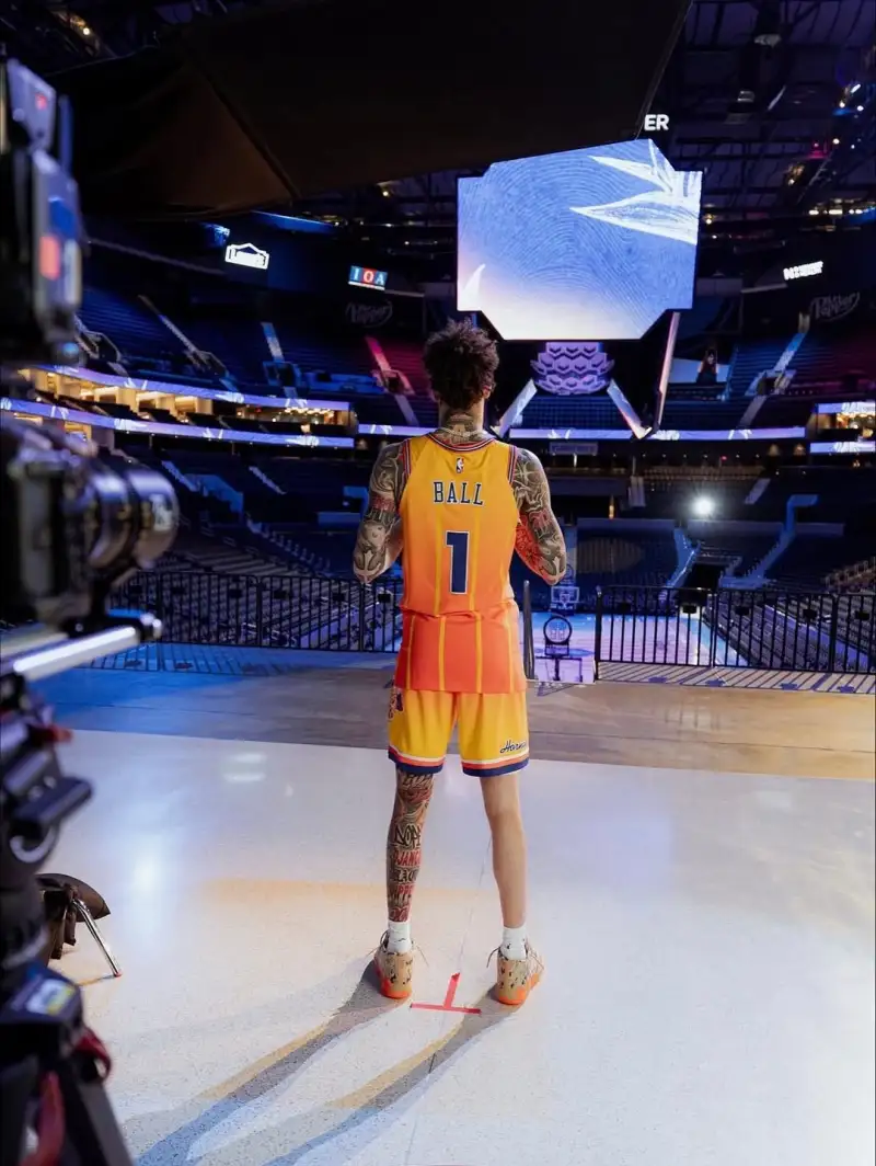 LaMelo Ball shared photos of himself with fans on Instagram.