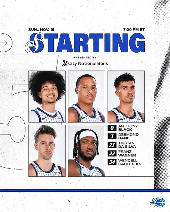Magic vs. Rockets starters