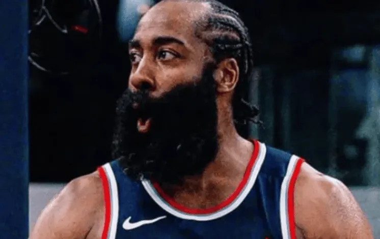 Harden scored only 5 points in the first half, but exploded for 32 points in the second half.