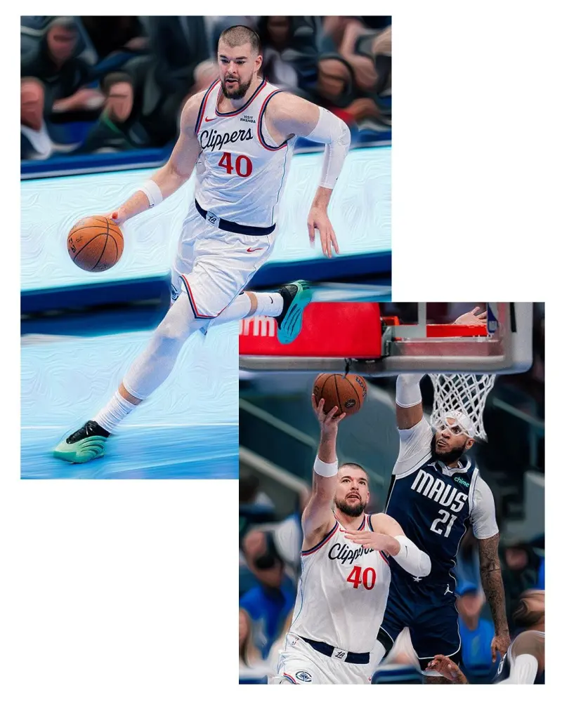 The Clippers posted photos on their official account to celebrate ending their six-game losing streak.