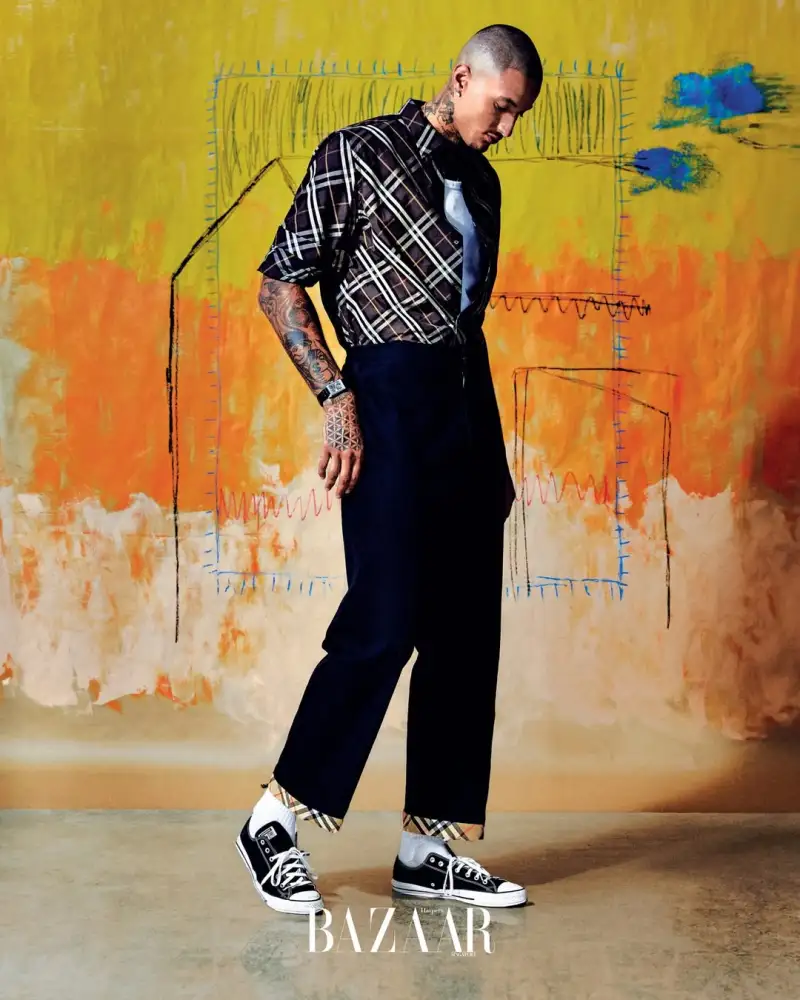 Fashion icon! Kyle Kuzma