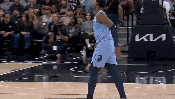 Little Jaren staggered off the field for treatment.