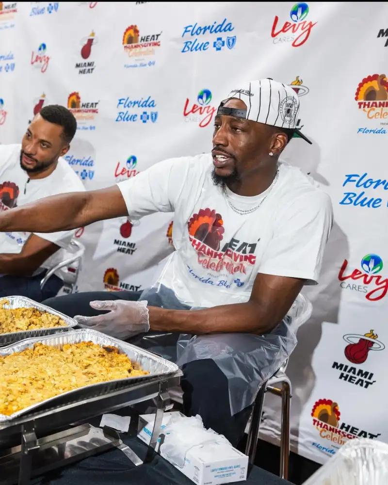 Miami Heat held their 34th annual Thanksgiving community event.