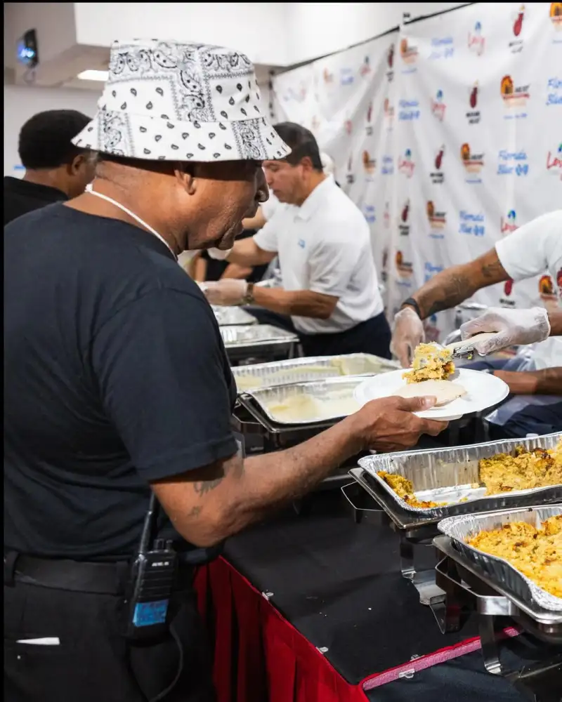 Miami Heat held their 34th annual Thanksgiving community event.