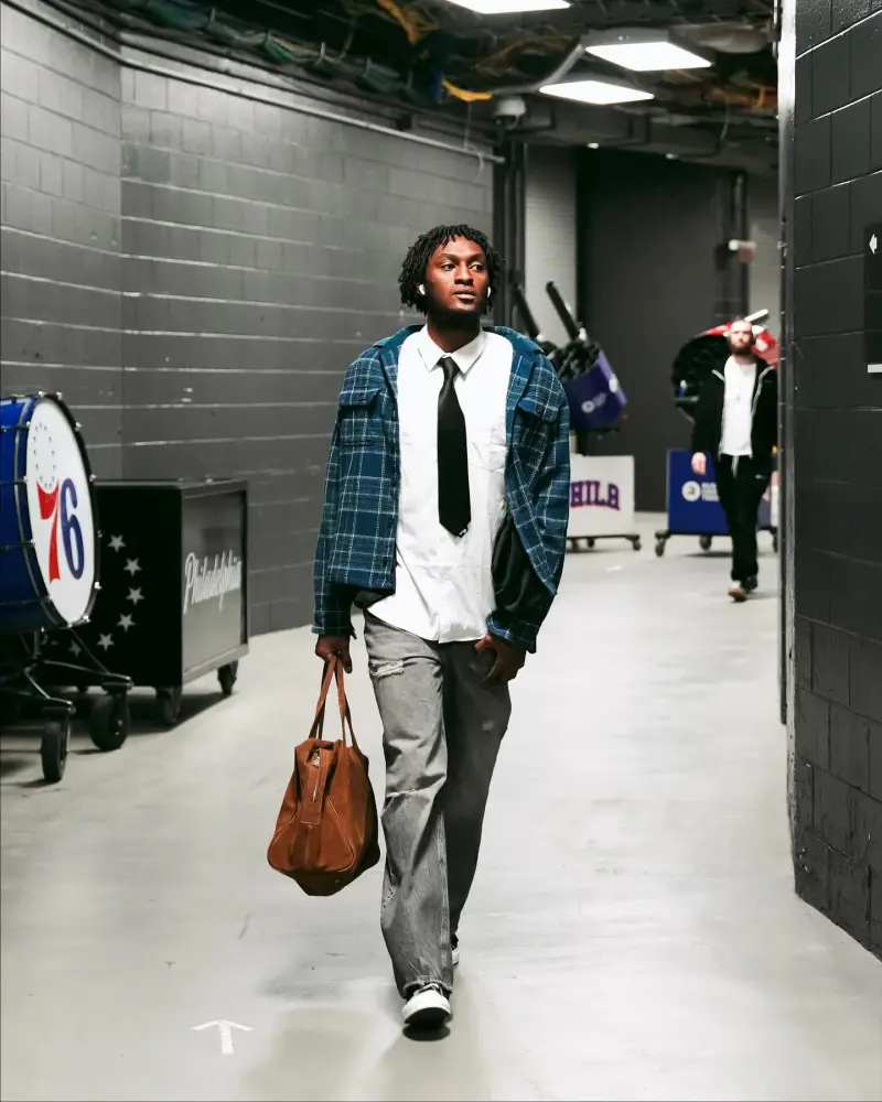 The Raptors posted photos of their players entering the arena on social media today, along with the caption...