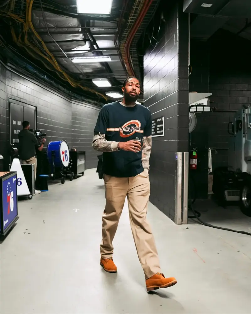 The Raptors posted photos of their players entering the arena on social media today, along with the caption...