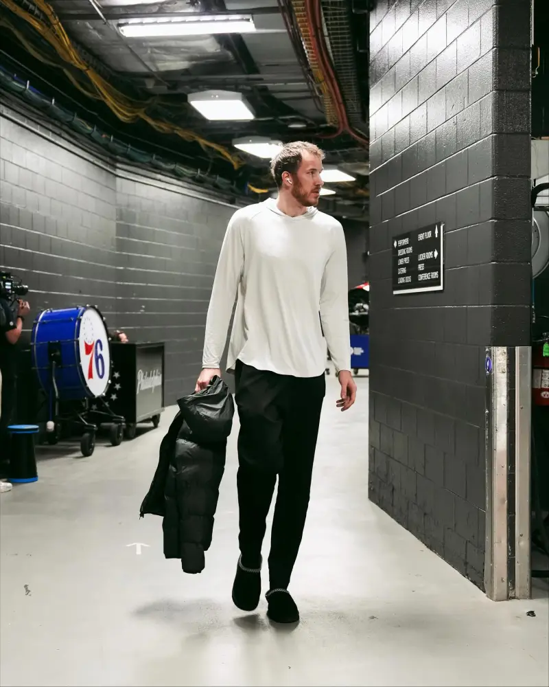 The Raptors posted photos of their players entering the arena on social media today, along with the caption...