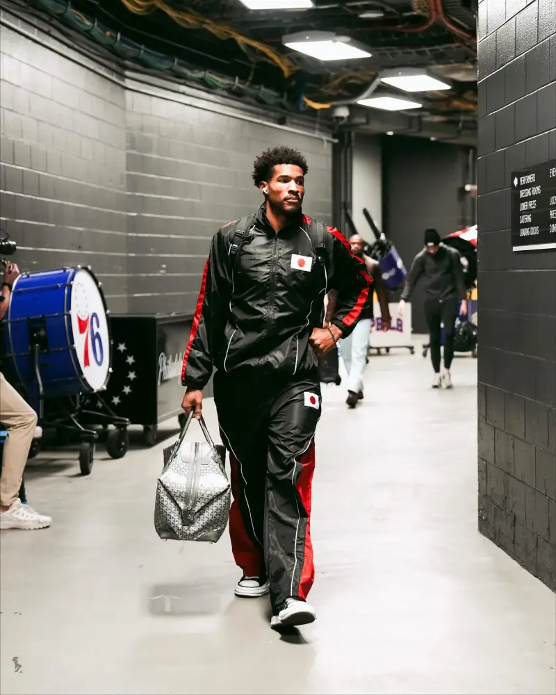 The Raptors posted photos of their players entering the arena on social media today, along with the caption...
