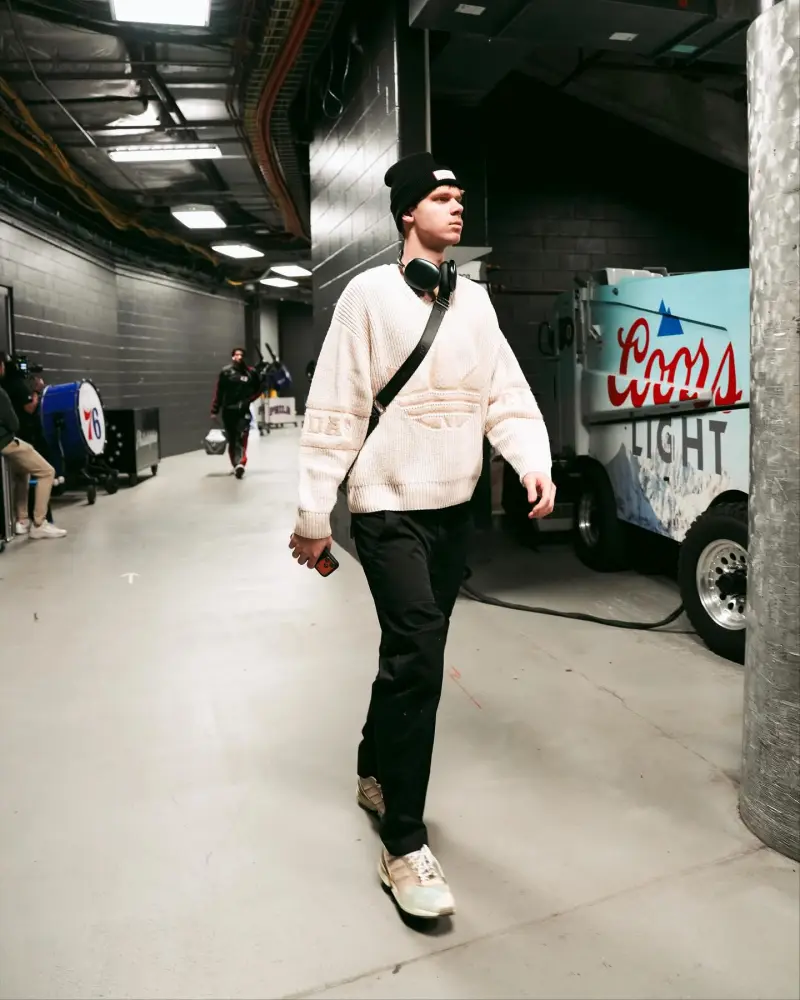 The Raptors posted photos of their players entering the arena on social media today, along with the caption...