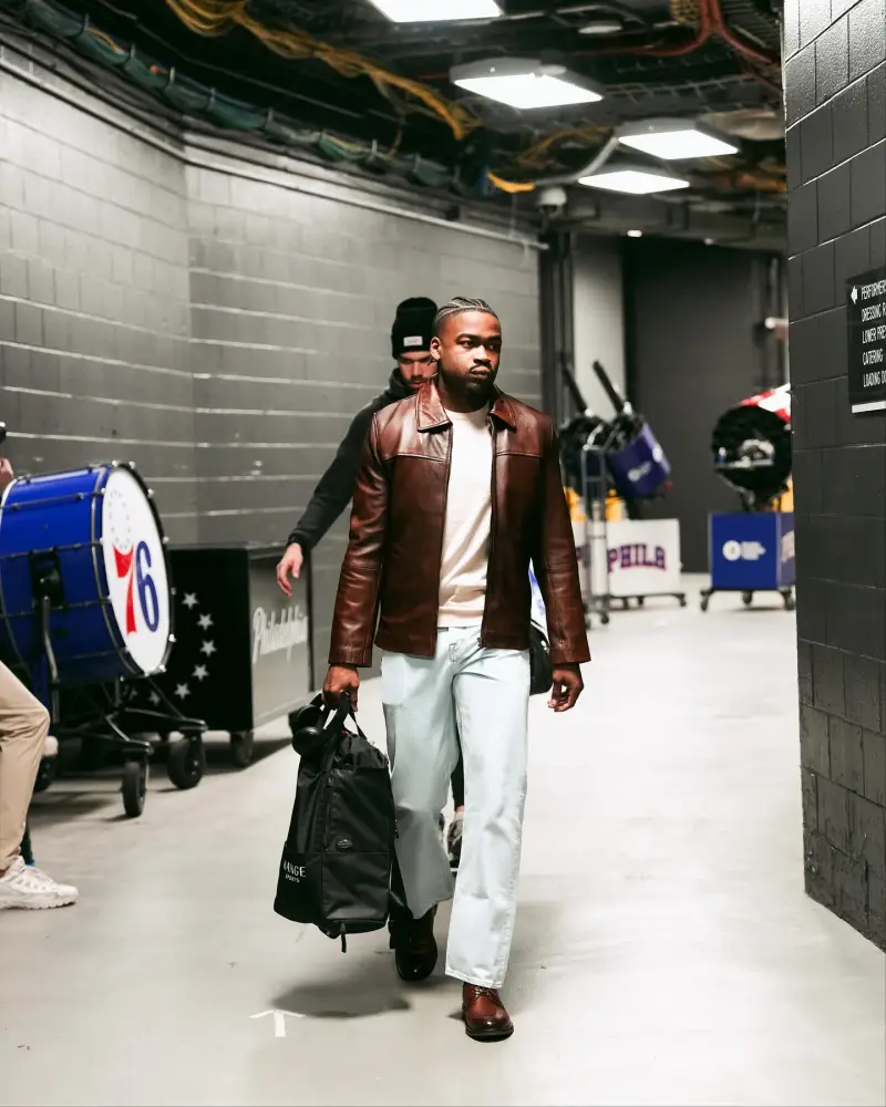 The Raptors posted photos of their players entering the arena on social media today, along with the caption...