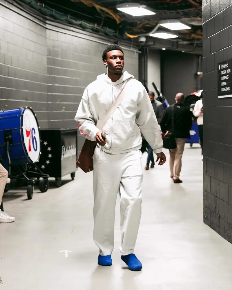The Raptors posted photos of their players entering the arena on social media today, along with the caption...