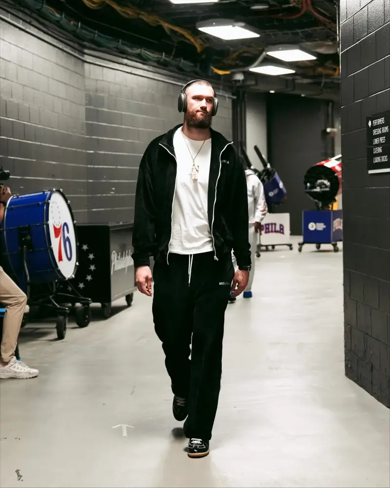 The Raptors posted photos of their players entering the arena on social media today, along with the caption...