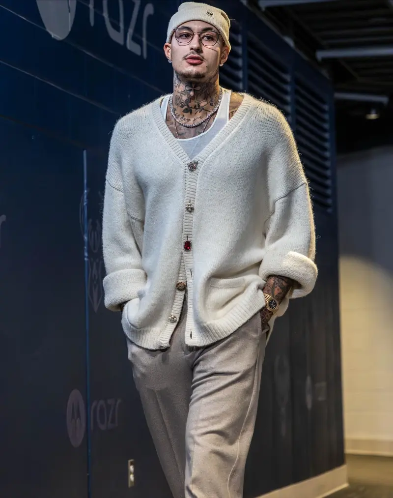 Kyle Kuzma posted a recent photo on Instagram.