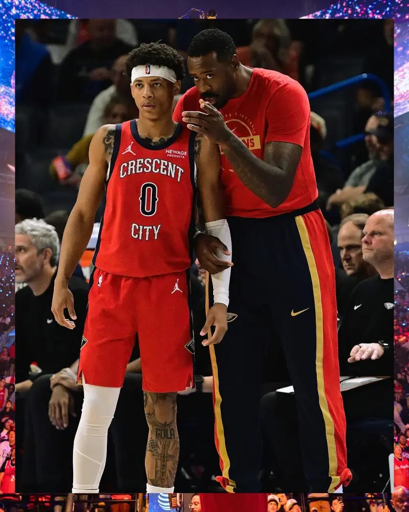 DeAndre Jordan shared photos from the game on Instagram with fans and added a caption.