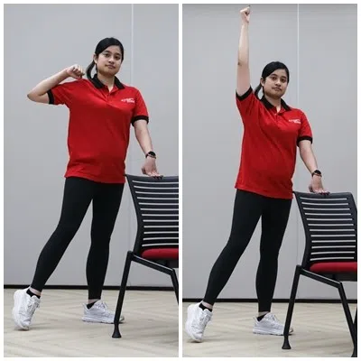 Prolonged sitting while watching TV is harmful to your health stretching and balancing can prevent stiffness.