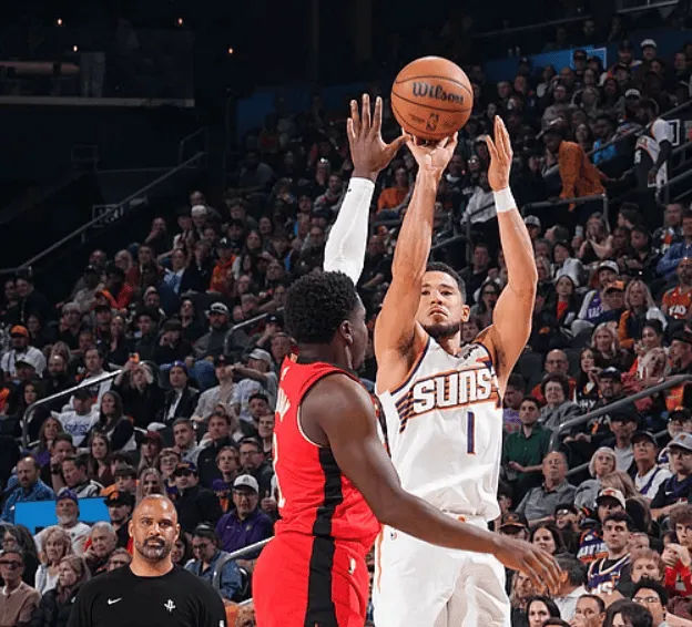 Booker has committed 74 turnovers this season, the most in the league.