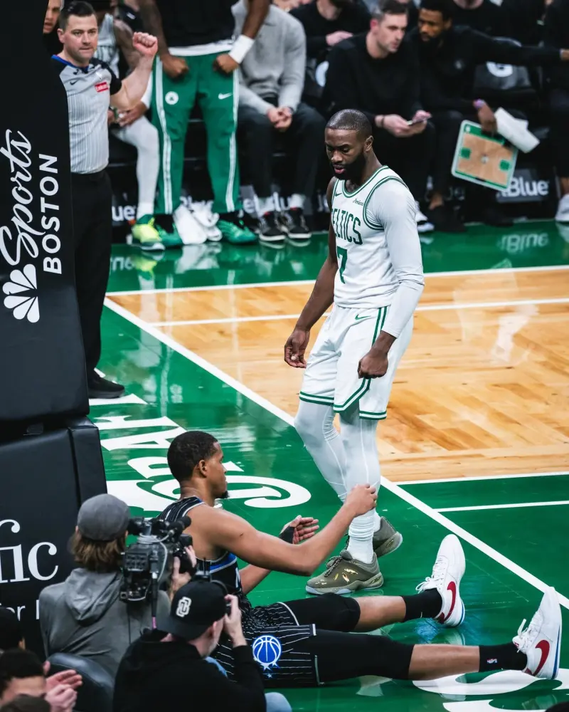 Do you agree? The Celtics' official Instagram: Underestimating Jaylen Brown will be your nightmare.