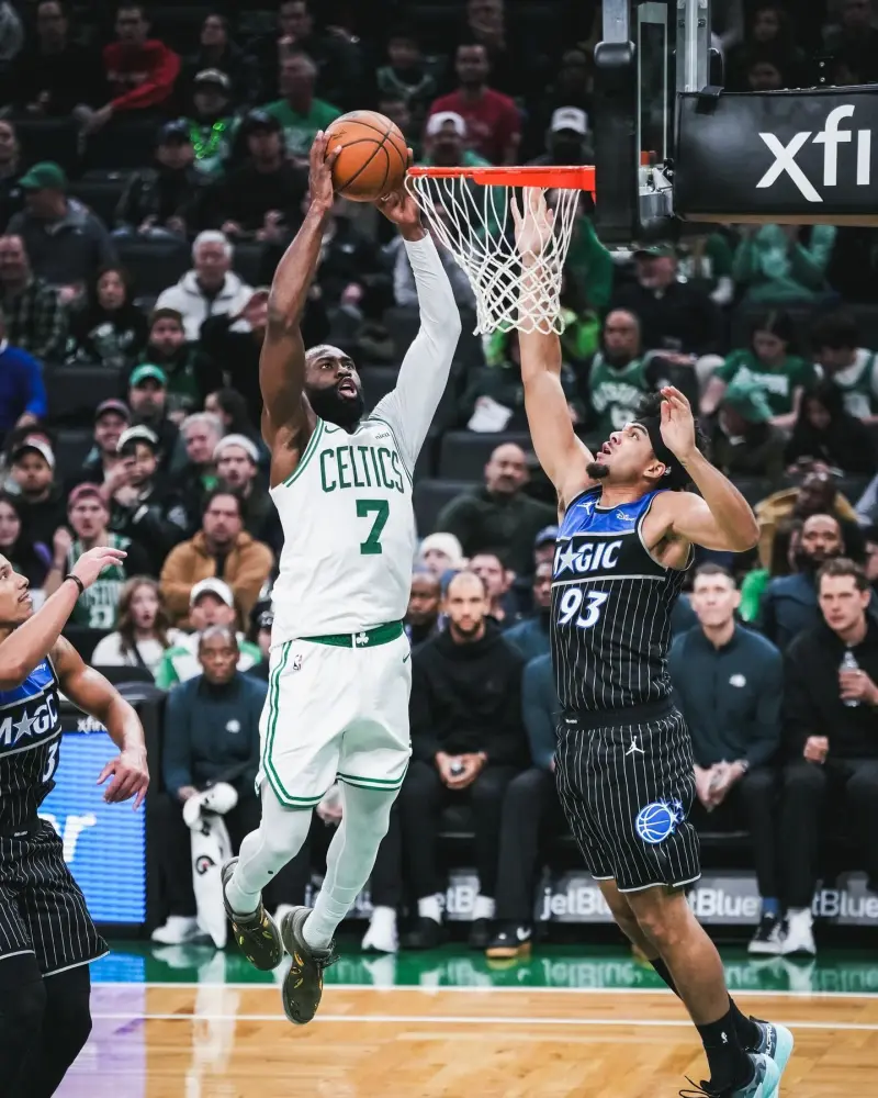 Do you agree? The Celtics' official Instagram: Underestimating Jaylen Brown will be your nightmare.