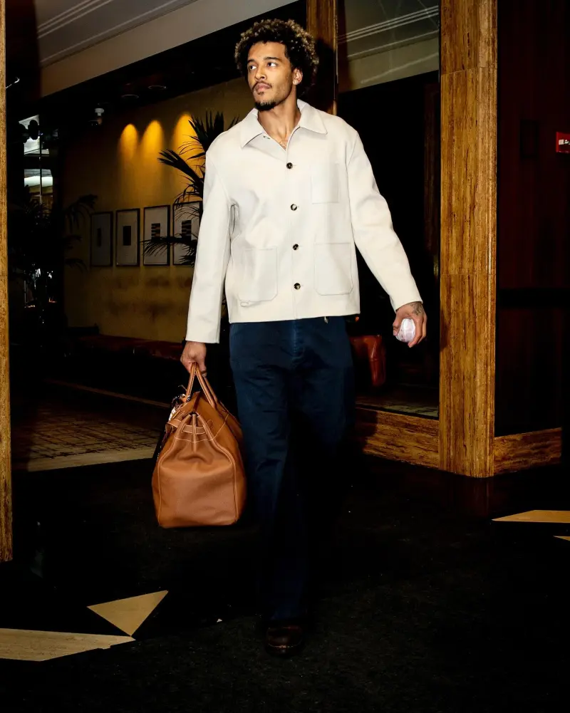 San Antonio Spurs player Jeremy Sohan shared recent photos of his daily life on social media.