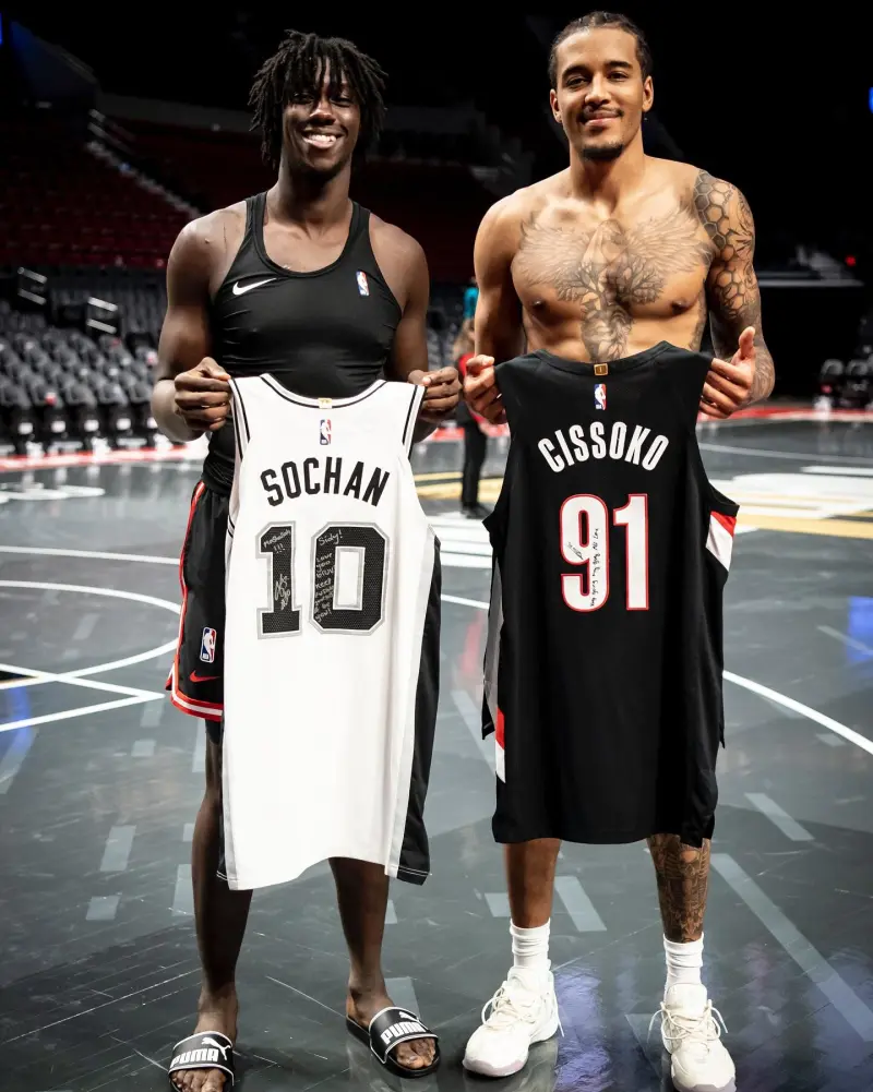 San Antonio Spurs player Jeremy Sohan shared recent photos of his daily life on social media.