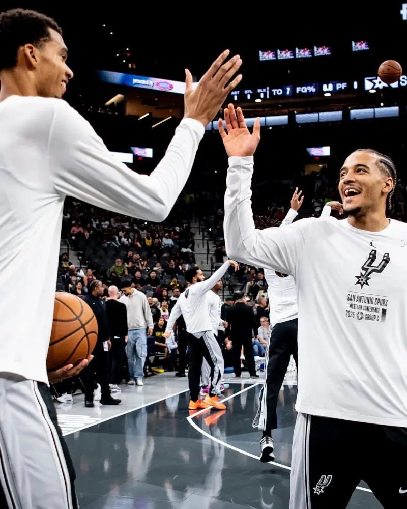 San Antonio Spurs player Jeremy Sohan shared recent photos of his daily life on social media.