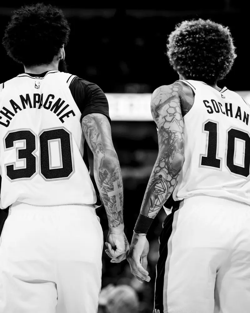 San Antonio Spurs player Jeremy Sohan shared recent photos of his daily life on social media.