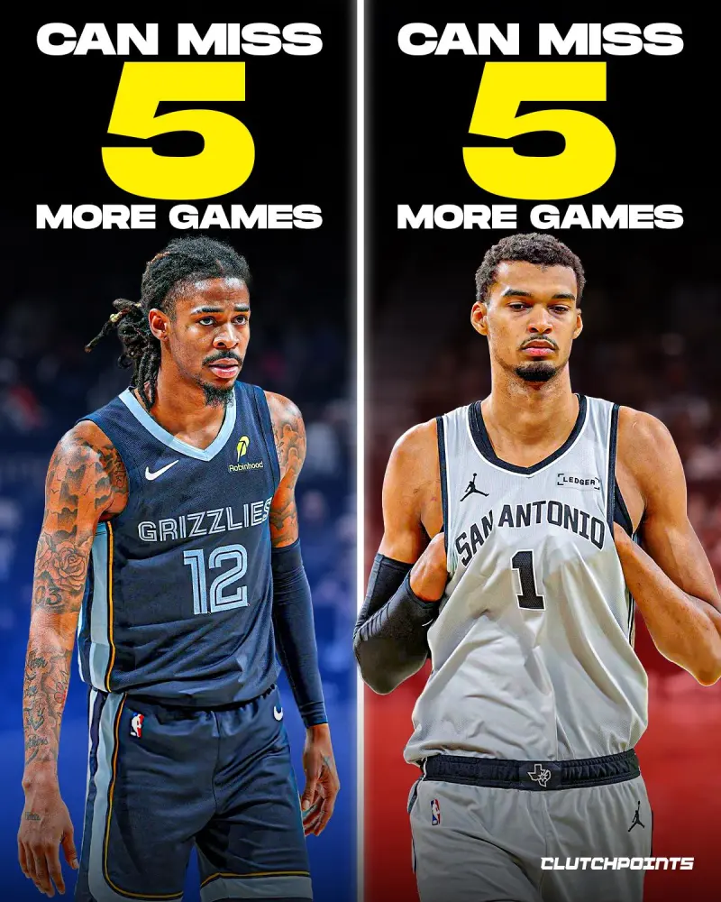 US media reports: Several star players, including LeBron James and Victor Wembanyama, may miss out on NBA's top awards this season.