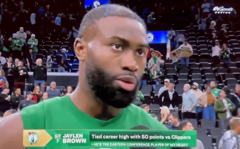50 points! Jaylen Brown: I think I'm the best two-way player in the game.