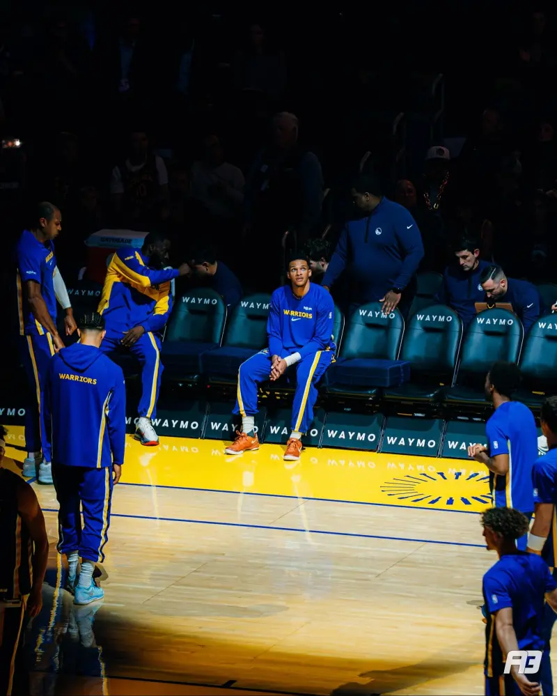 Bay Area newcomer Will Richard posts a photo on Instagram to warm up for the new season: It's time