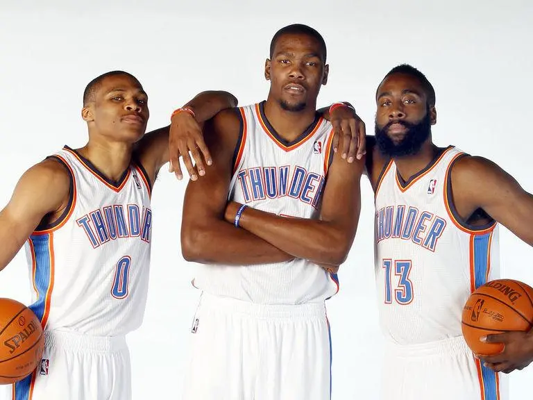 Total salary of the Thunder's three young stars