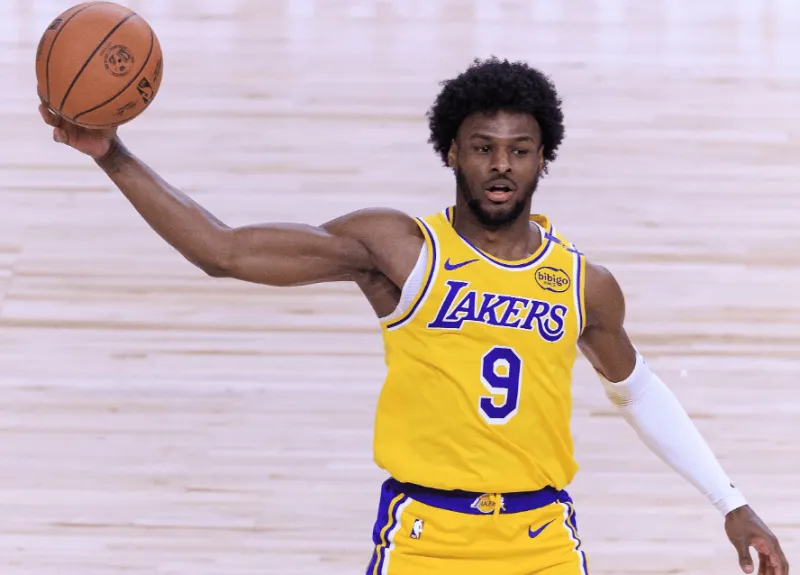 Data website predicts Bronny's new season data