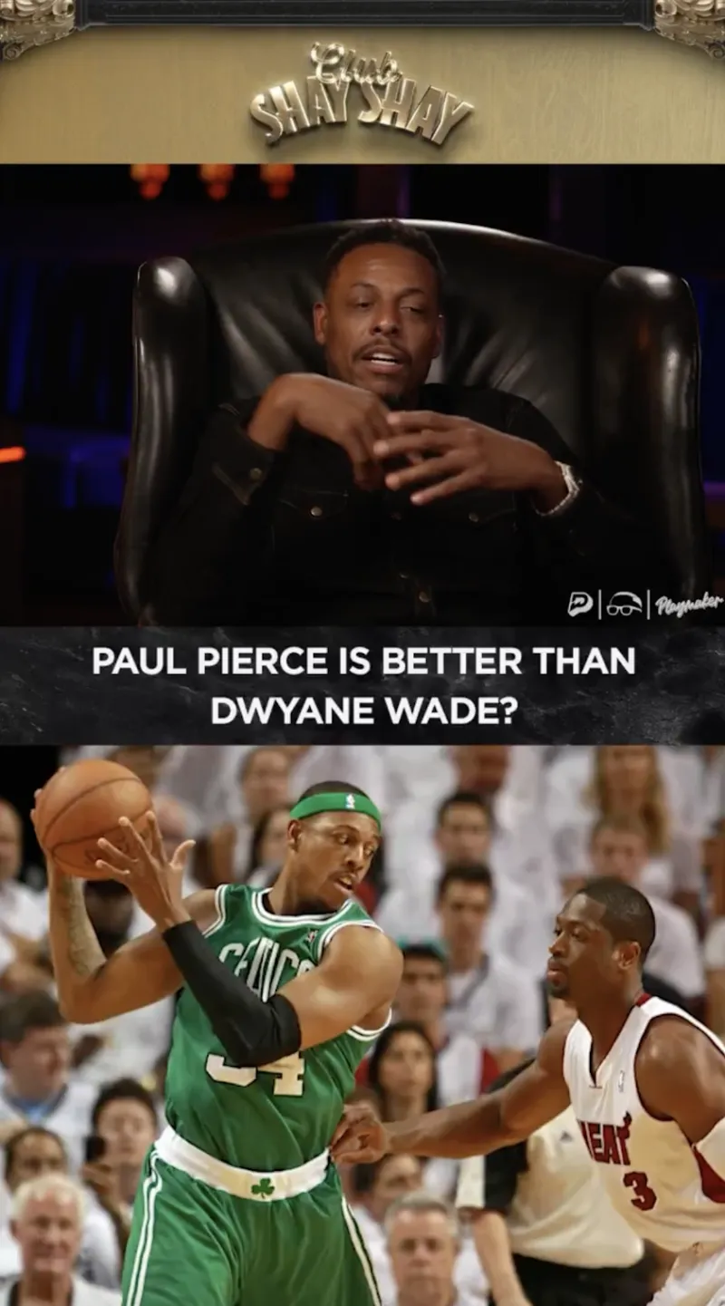 Pierce: Every time I step on the court, I think I'm the best player