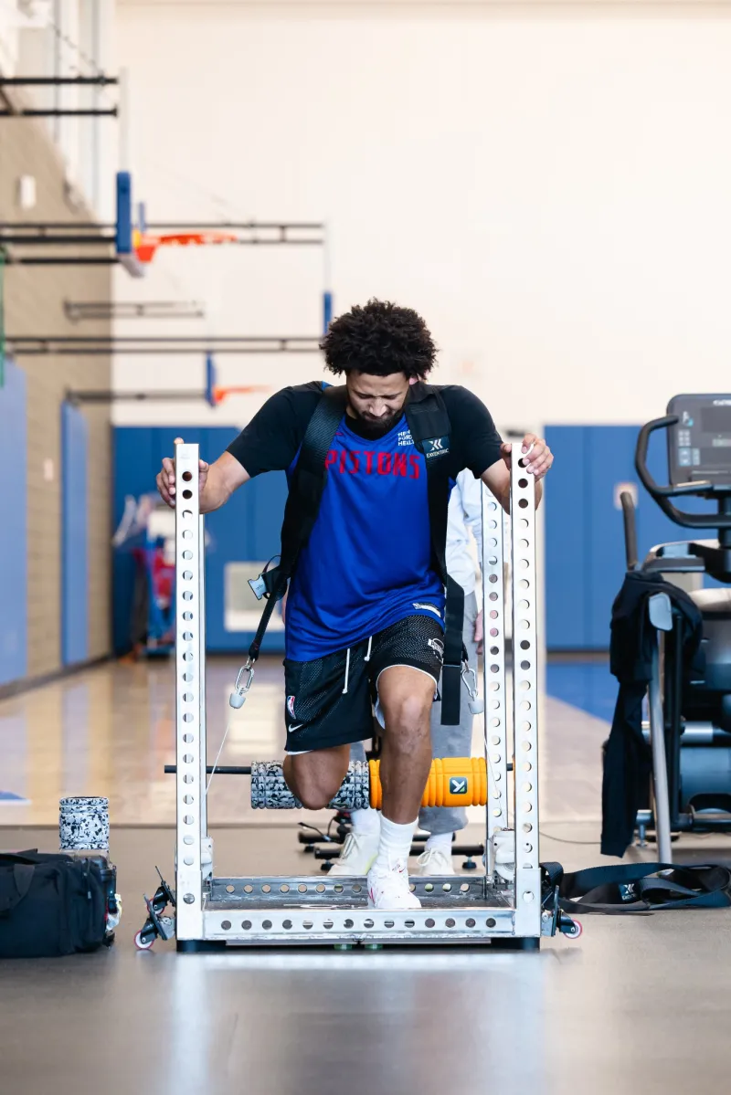 All the hard work pays off! Pistons social media shared a moment of Cunningham's recent hard training.