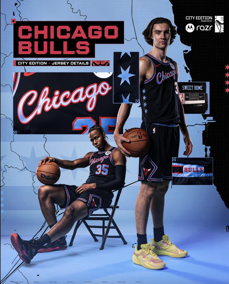 Full of details! Bulls official media releases the City Edition jerseys: What's your favorite detail?