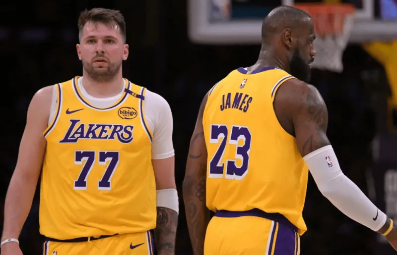 Doncic on James' absence: It's tough, but he'll be a big help to us when he returns