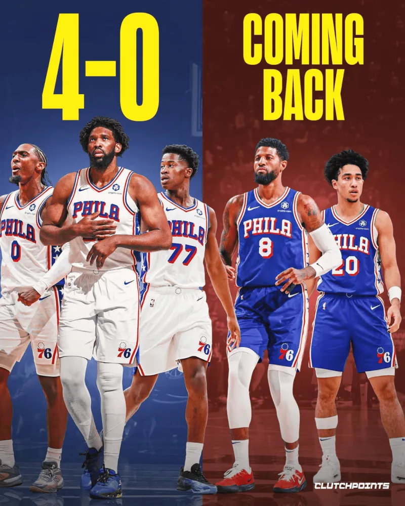 ClutchPionts: The depleted 76ers have a 4-0 record their strength would be unimaginable if they were all healthy.