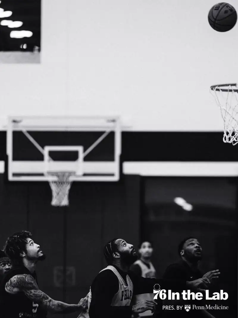 76ers players are practicing to improve their skills in preparation for tomorrow's game against the Celtics.
