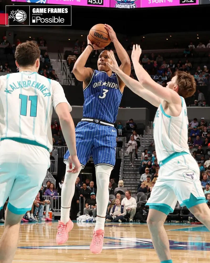 Second win! The Magic's official Instagram account celebrated the team's victory with 10 photos.