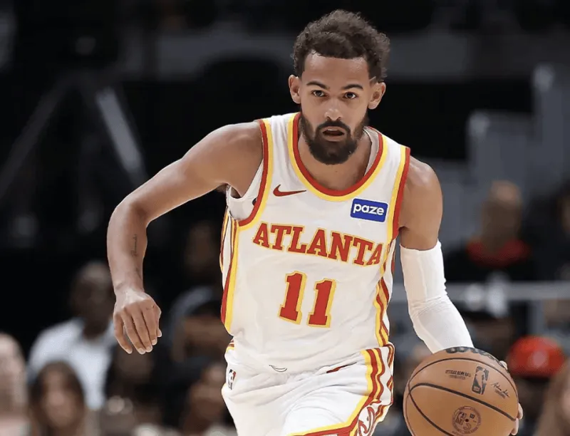 Hawks official statement: Trae Young will miss tomorrow's game due to a right knee sprain.